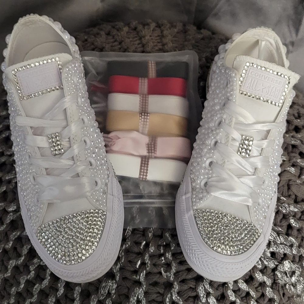 Wedding Bling Converse